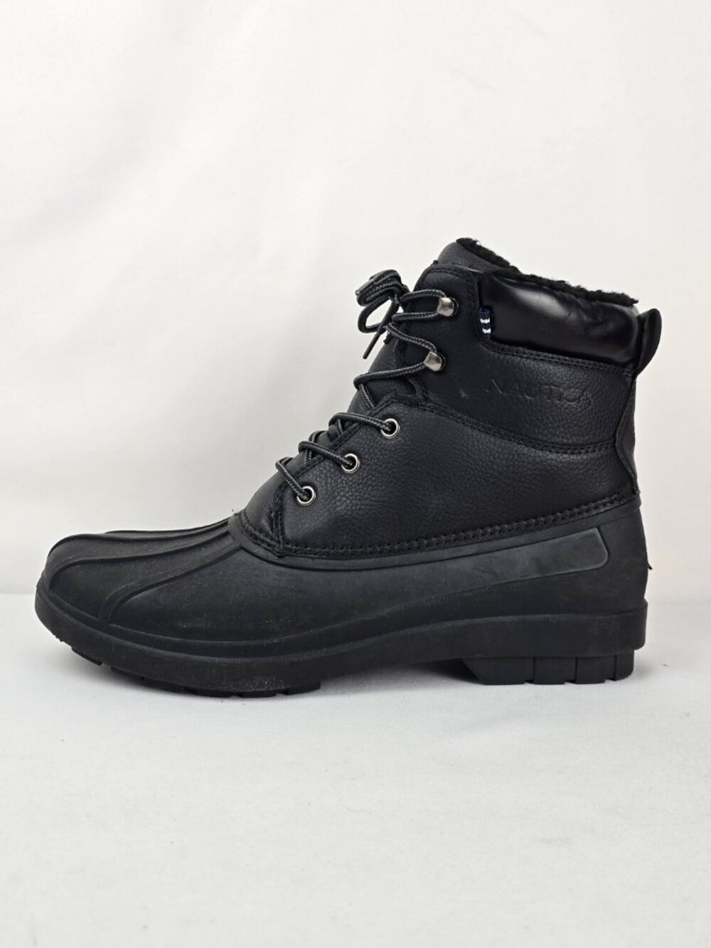 Nautica Dazo 2 Men’s Winter Duck Boots Size 13 Black 200g Thinsulate